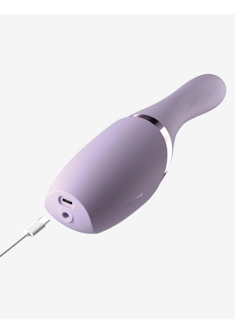 JimmyJane Hello Bang Rechargeable Silicone Thrusting Vibrator - Lavender