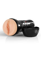PDX Extreme Wet Pussies Super Juicy Snatch XXL Self Lubricating Stroker - Vanilla