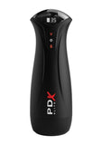 PDX Elite Fap-Gasm Rechargeable Male Masturbator - Black/Frosted