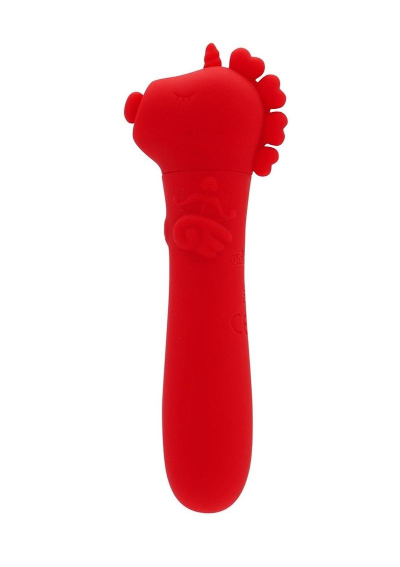 Unihorn Cupid's Beau Rechargeable Silicone USB Bullet- Red