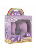 Unihorn Marina Lilac C Horse Rechargeable Silicone Dual Vibrator - Lavender