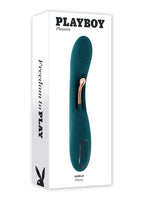 Playboy Aurelie Rechargeable Silicone G-Spot Vibrator - Green