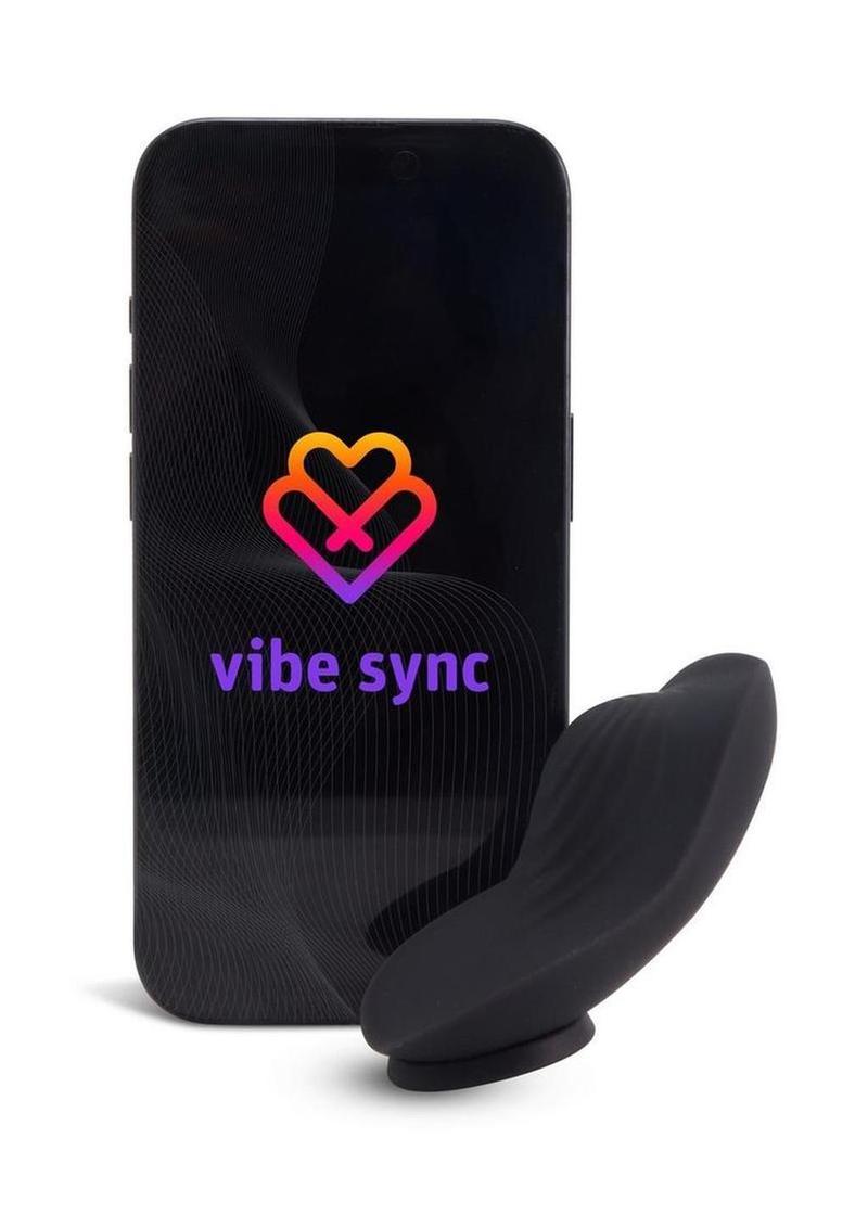Nu Sensuelle Lyra Rechargeable Silicone App Compatible Panty Vibe - Black