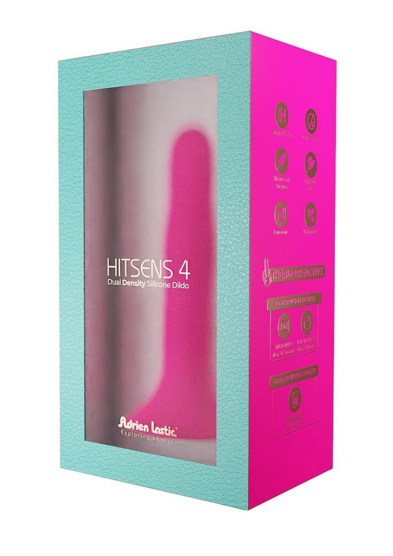 Adrien Lastic Hitsens 4 Dual Dense Silicone Dildo - Pink