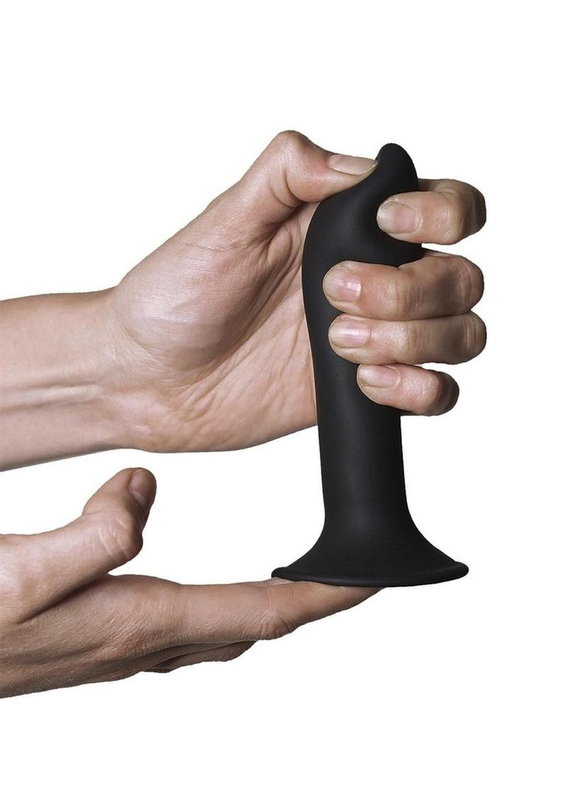 Adrien Lastic Hitsens 5 Dual Dense Silicone Dildo - Black