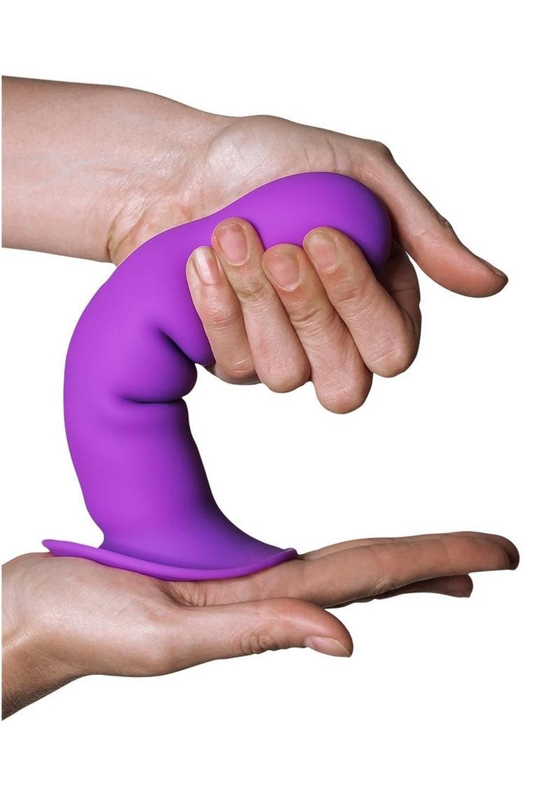 Adrien Lastic Hitsens 2 Dual Dense Silicone Vibrating Dildo - Purple