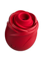 Womanizer Rose Rechargeable Silicone Air Pulse Clitoral Vibrator - Red/Gold