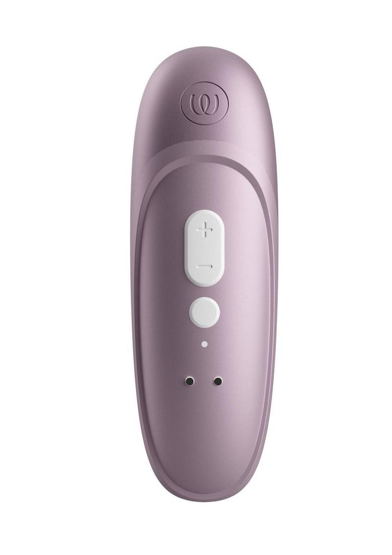 Womanizer Pro Rechargeable Silicone Air Pulse Clitoral Vibrator - Lavender/White