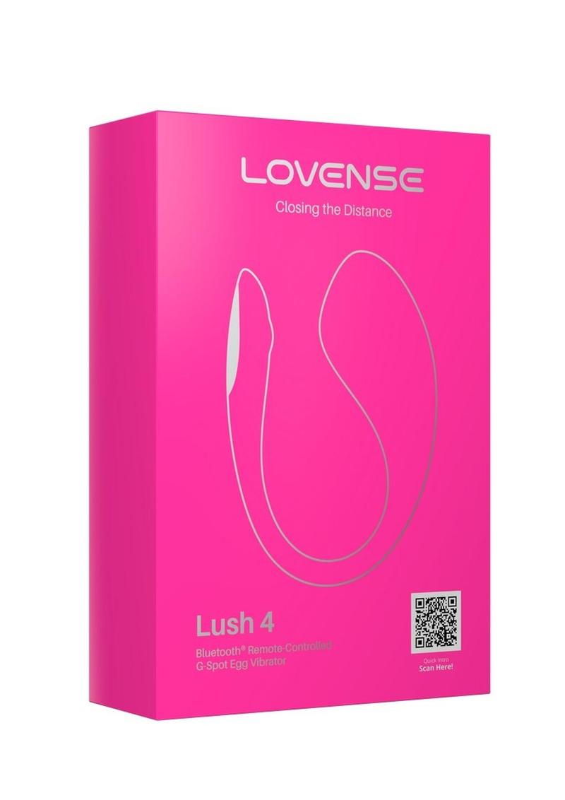 Lovense Lush 4 Rechargeable Silicone Vibrator - Pink