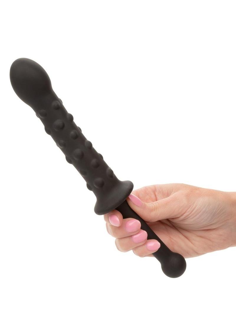 Rock Bottom Bendies Bendy Beaded Silicone Anal Probe - Black