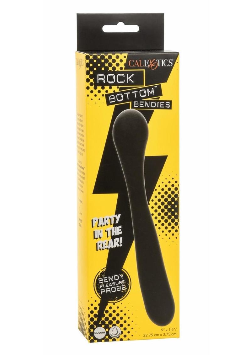 Rock Bottom Bendies Bendy Silicone Anal Probe - Black