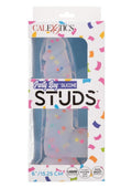 Silicone Studs Party Boy Dong with Suction Cup 6in - Multicolor