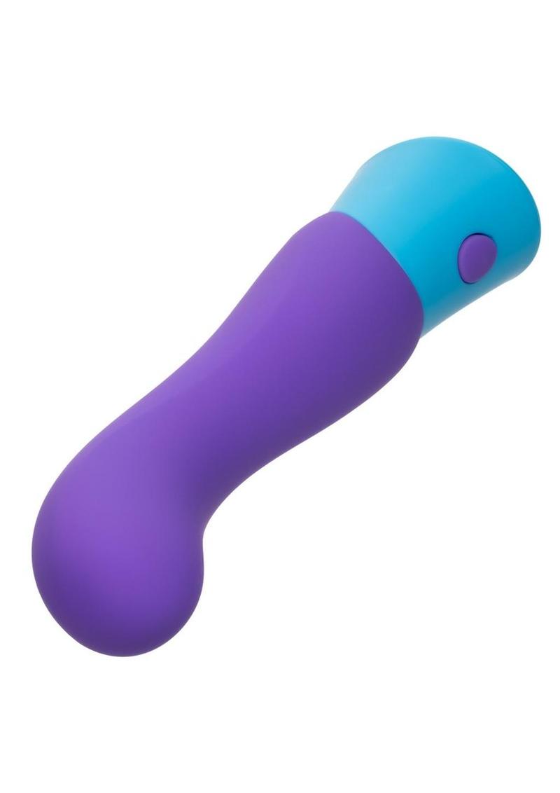 Rave G-Vibe Rechargeable Silicone G-Spot Vibrator - Purple/Blue