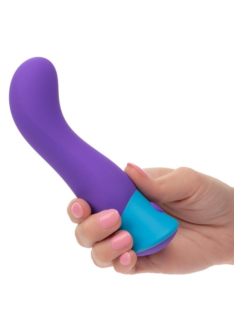 Rave G-Vibe Rechargeable Silicone G-Spot Vibrator - Purple/Blue