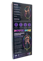Power Pole Pro Professional Portable Exercise & Dance Spinning Pole Extends Up To 9ft - Rainbow