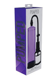 Pumped Basic Pump 2 Water Resistant Silicone Penis Pump - Purple