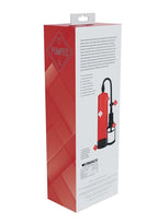 Pumped Basic Pump 2 Water Resistant Silicone Penis Pump - Red