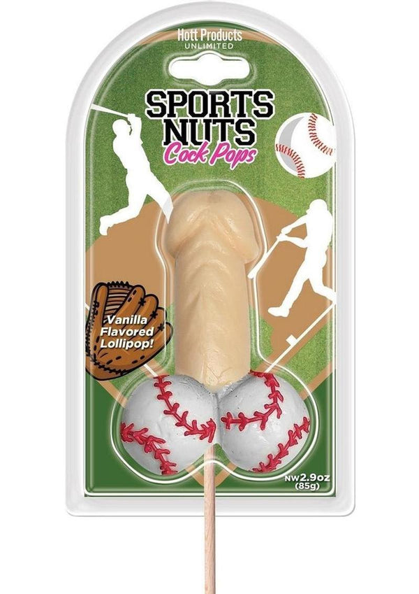 Sports Nuts Cock Pop Baseballs - Vanilla