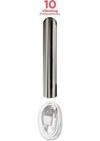 Dickboy Vibes Rechargeable Silicone Multi Speed Dildo 6in - Vanilla