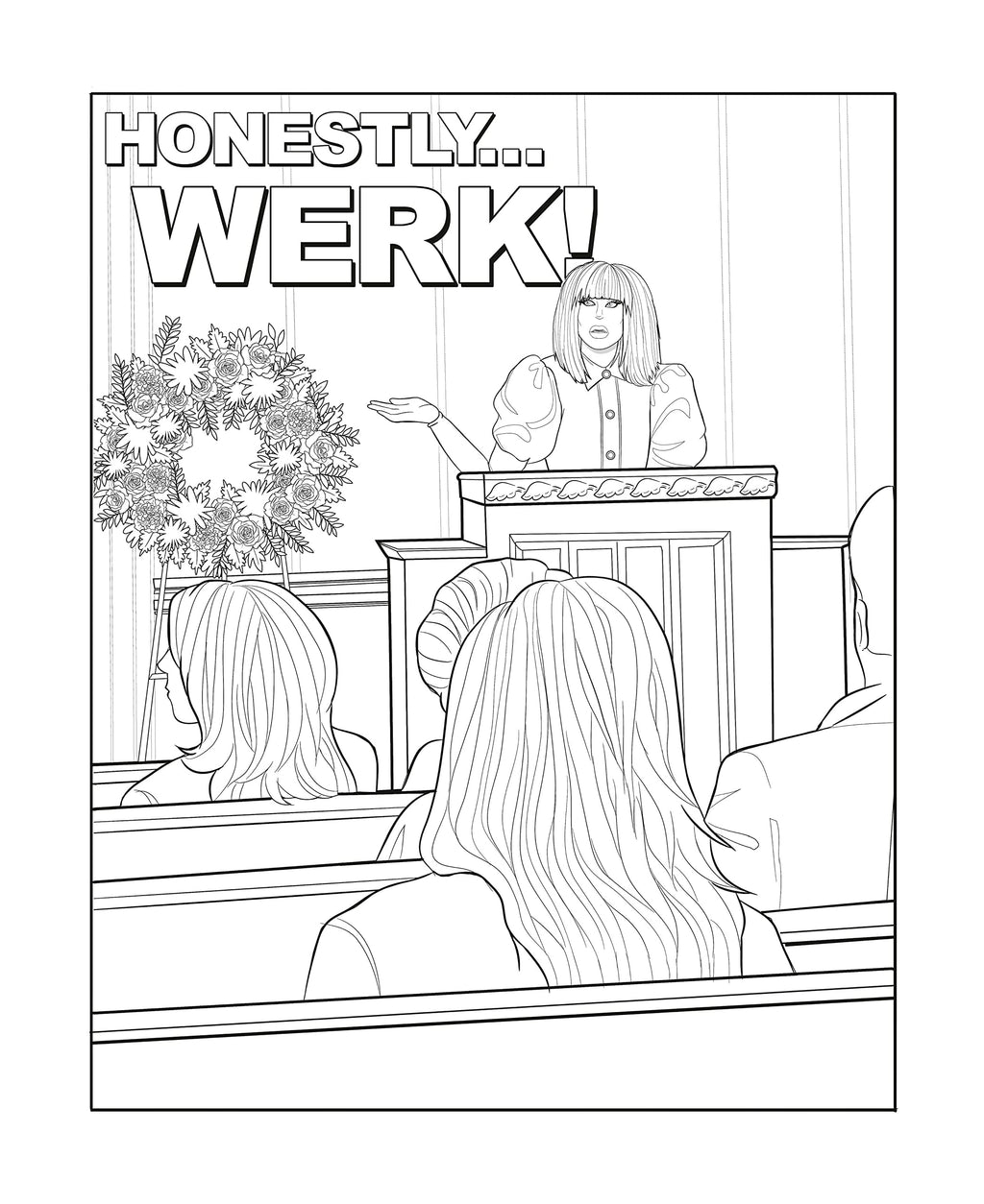 THE OFFICIAL TRIXIE AND KATYA COLORING BOOK