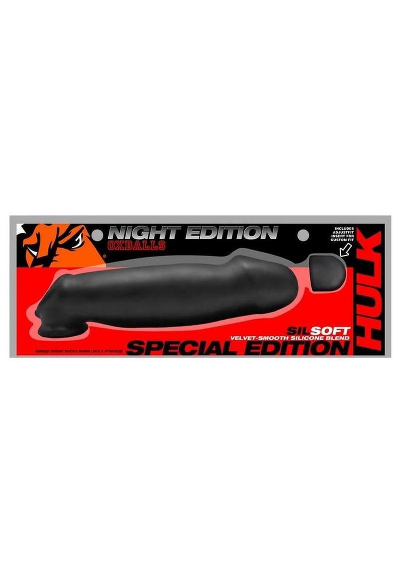 Oxballs Hullk Gargantuan Hole Stretching Cocksheath Night Edition - Black