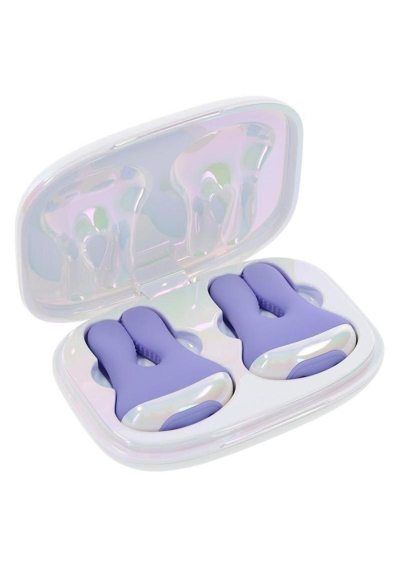 Playboy In A Pinch Nipple Clamps - Purple