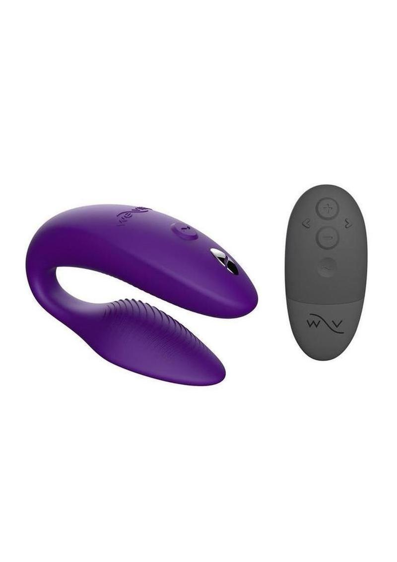 We-Vibe Sync 2nd Generation Rechargeable Silicone Couples Vibrator with Remote Control - Purple