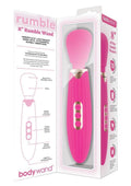 Bodywand Rumble Rechargeable Wand 8in - Hot Pink