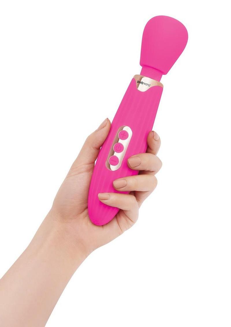 Bodywand Rumble Rechargeable Wand 8in - Hot Pink