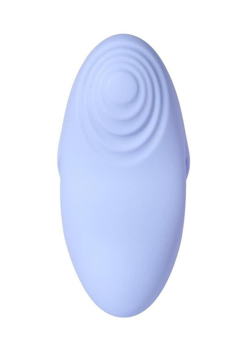 Svakom Echo 2 App Compatible Rechargeable Silicone Heated Finger Vibrator - Blue