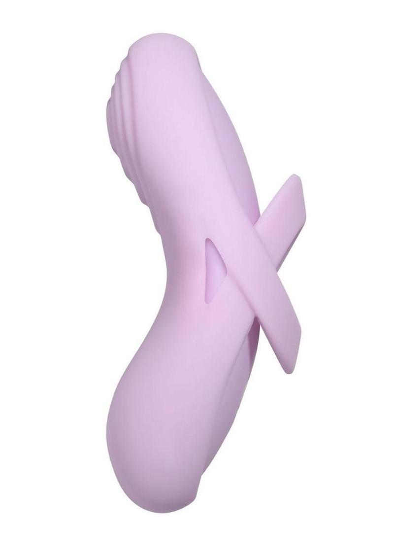 Svakom Echo 2 App Compatible Rechargeable Silicone Heated Finger Vibrator - Pink Lilac