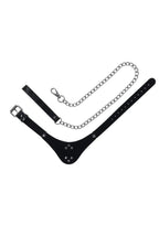 Velvet Noir Collar & Leash - Black
