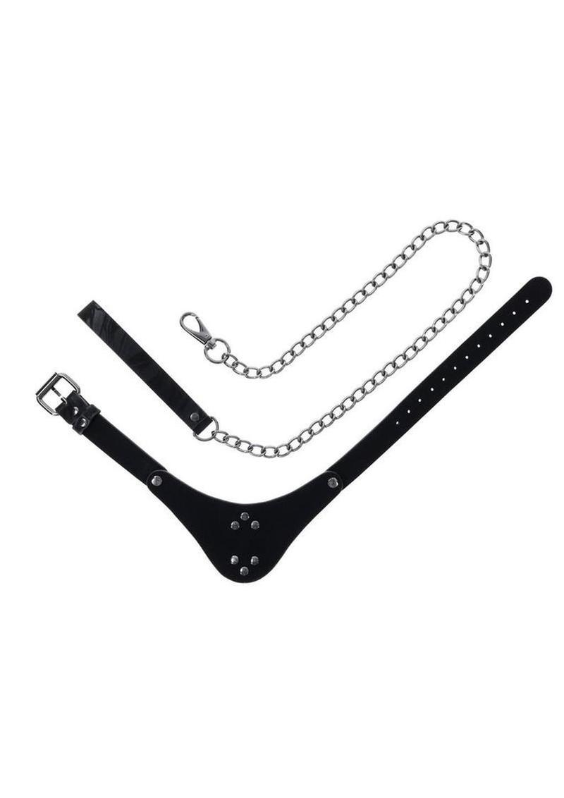 Velvet Noir Collar & Leash - Black