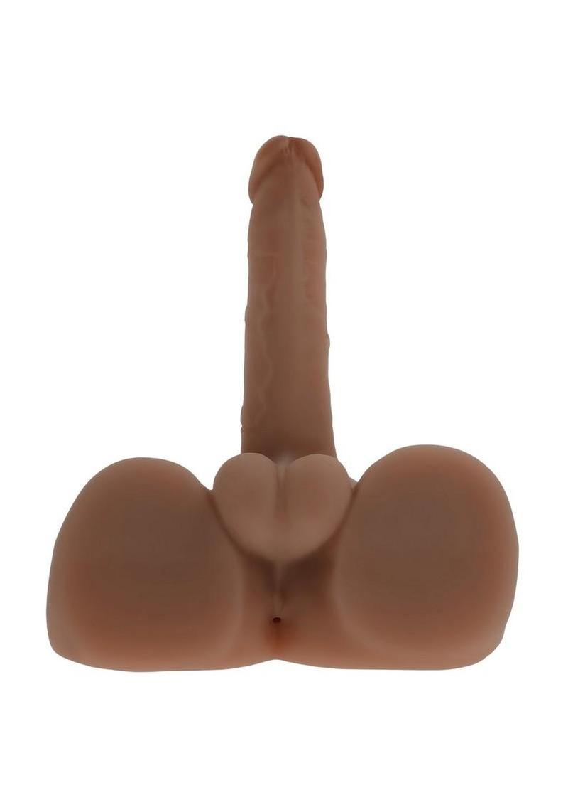Easy Rider Thrusting Rechargeable Vibrator - Chocolate
