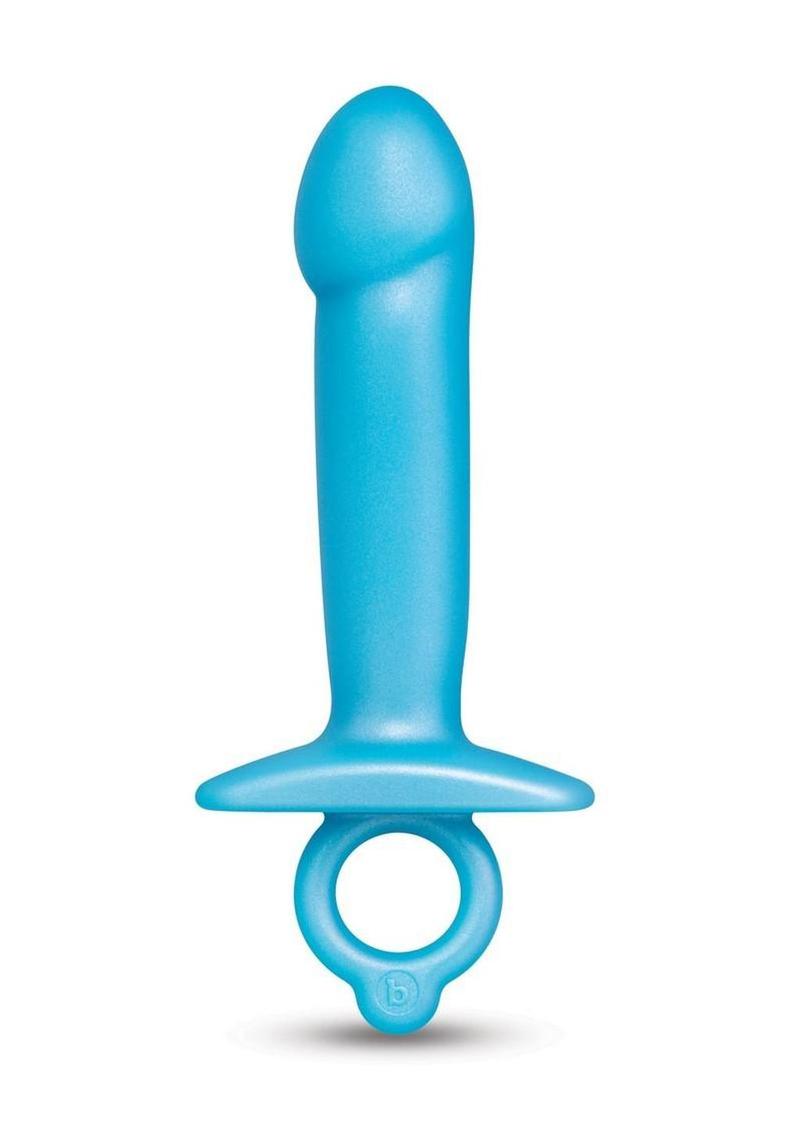 B-Vibe Butties Lil Dil Silicone Anal Dildo - Blue