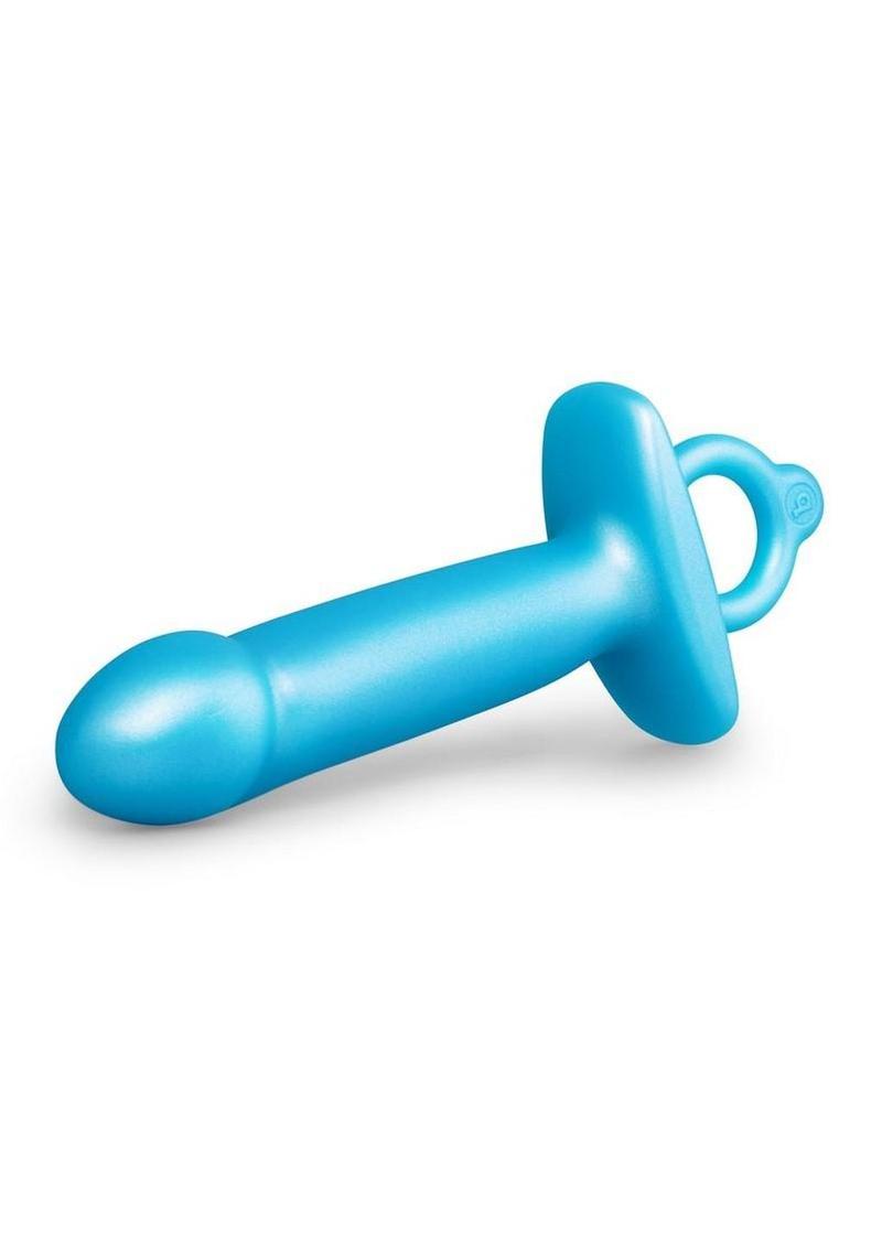 B-Vibe Butties Lil Dil Silicone Anal Dildo - Blue