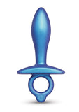 B-Vibe Butties Slide Silicone Butt Plug - Navy Blue