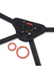 B-Vibe Beginner Strap On Harness Set with Silicone Dildo Peg 5in - Orange