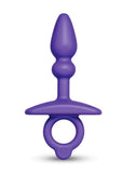 B-Vibe Butties Dart Silicone Anal Plug - Purple