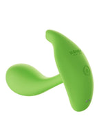 Oly 2 Pressure Sensing App enabled Wearable Rechargeable Silicone Clit & G Spot Vibrator - Green