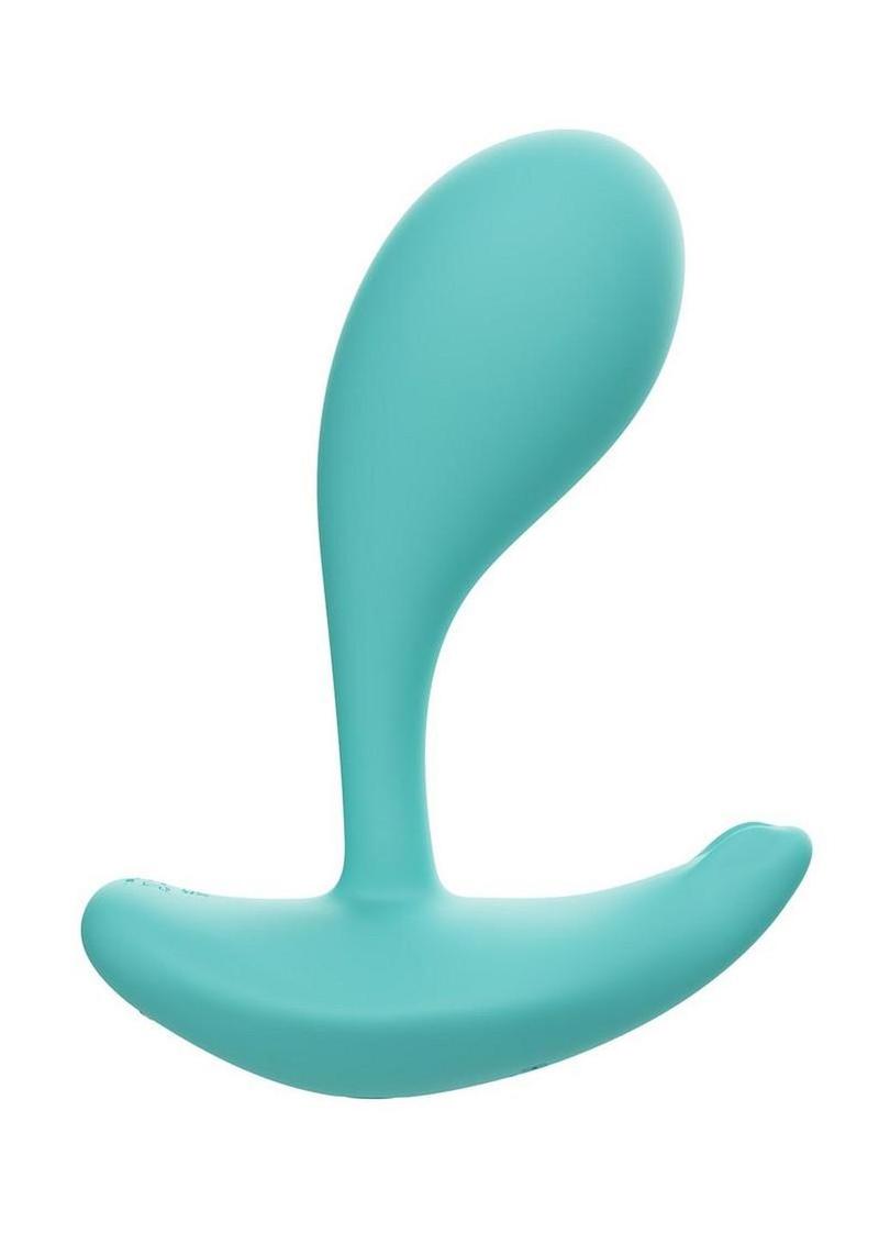 Oly 2 Pressure Sensing App enabled Wearable Rechargeable Silicone Clit & G Spot Vibrator - Light Blue