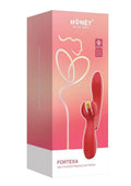 Fortexa Kinky Finger Flapping Rechargeable Silicone Clit & G-Spot Vibrator with App Control - Yellow