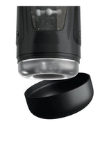 PDX Elite Moto-Bator Pro Rechargeable Masturbator - Clear/Black