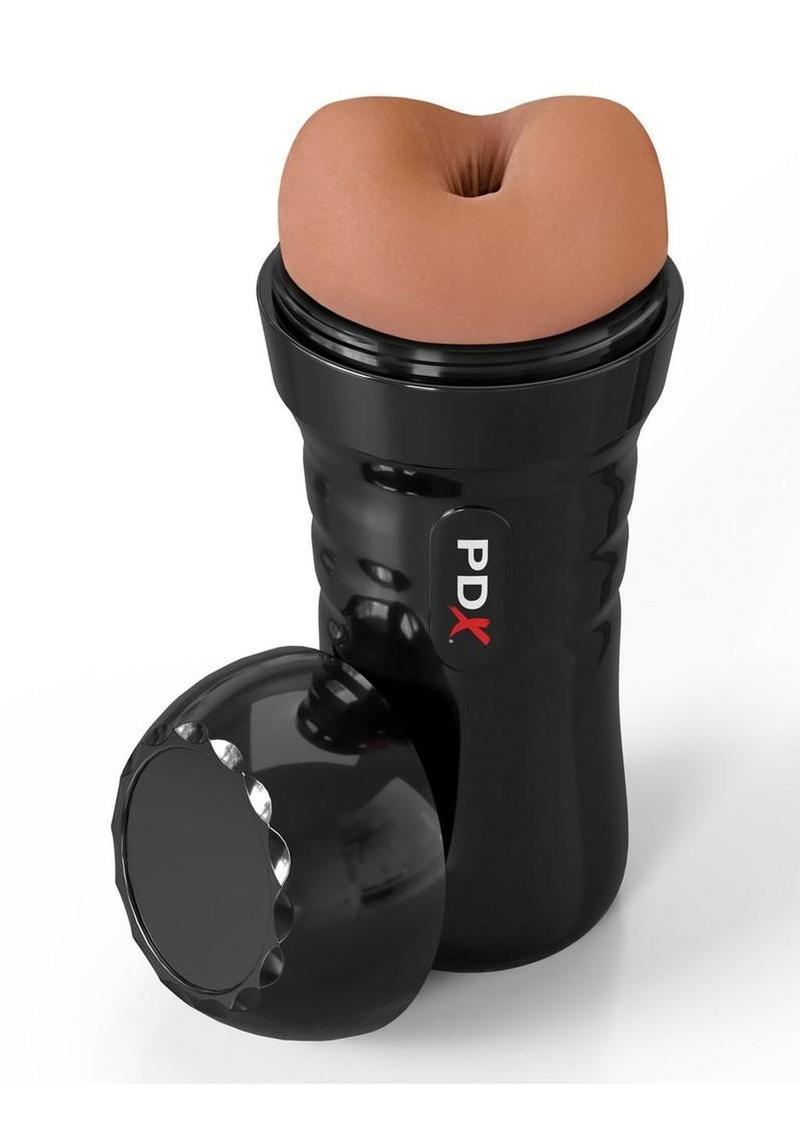 PDX Extreme Wet Bussies Super Bangin Butthole Stroker - Caramel