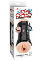 PDX Extreme Super Flip-A-Pussy Over Dual End Stroker - Vanilla