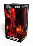 Kiotos Monstar Cox Inferno Silicone Cock with Suction Cup - Red/Blue