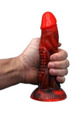 Kiotos Monstar Cox Inferno Silicone Cock with Suction Cup - Red/Blue