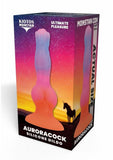 Kiotos Monstar Cox Aurora Silicone Cock with Suction Cup - Multicolor