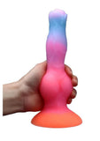 Kiotos Monstar Cox Aurora Silicone Cock with Suction Cup - Multicolor