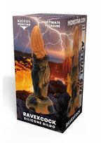 Kiotos Monstar Cox Ravex Silicone Cock with Suction Cup - Gold/Black